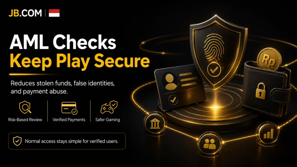 JB.COM AML checks and secure player verification